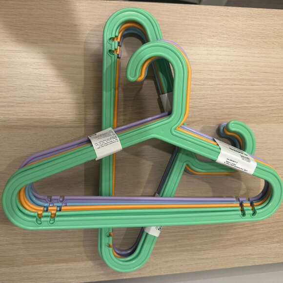 16 Pack - New IKEA Bagis Hangers for Children Baby Clothes Milticolor - Picture 1 of 1